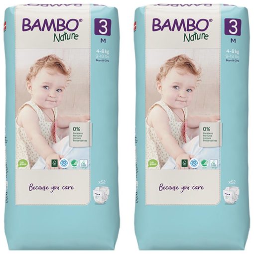 Bambo Nature Eco Friendly Diaper Size 3 (4-8kg) Value Pack