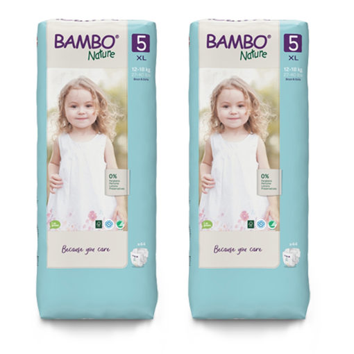 Bambo Nature Eco Friendly Diaper Size 5(12-18kg) Value Pack